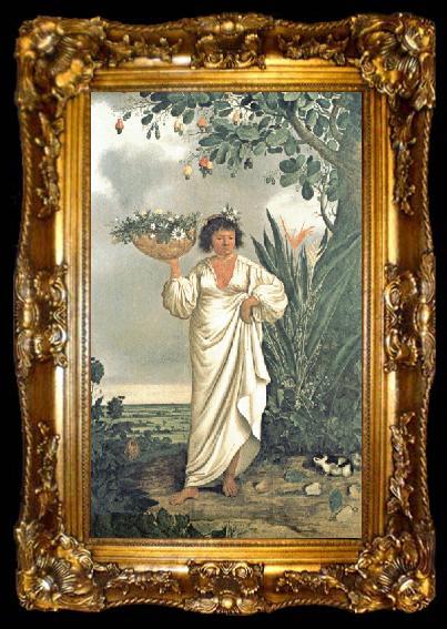 framed  Albert Eckhout Mameluca woman, ta009-2